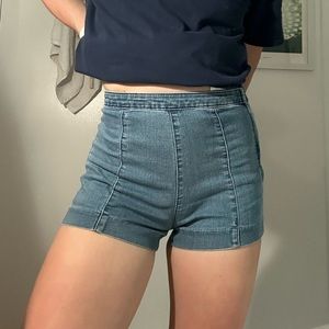 High Waisted Jean Shorts!